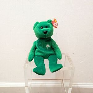 TY Beanie Baby “Erin” the Green Irish Bear 1997